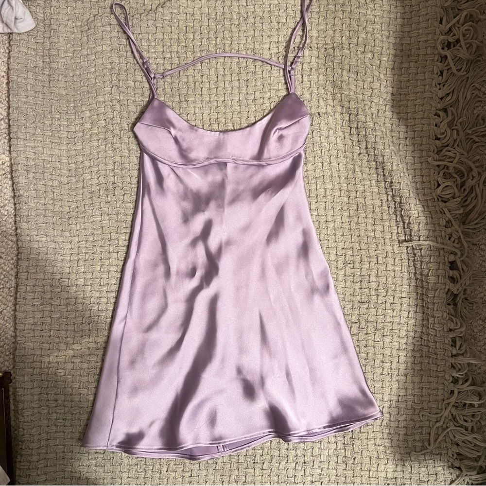 Zara Satin Effect Dress